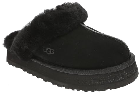UGG Womens W Disǫuette Slippers, Black, 8 UK