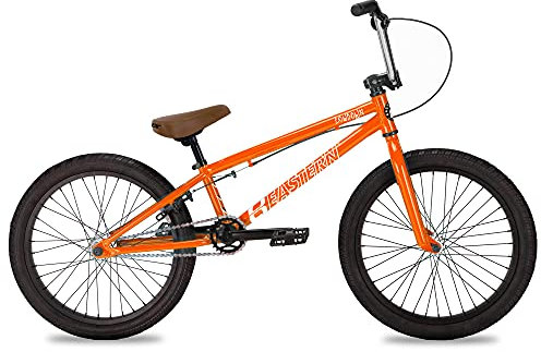 Eastern Bikes Lowdown 20-Zoll BMX-Fahrrad, Rahmen aus hochfestem Stahl (Orange & Chrom)