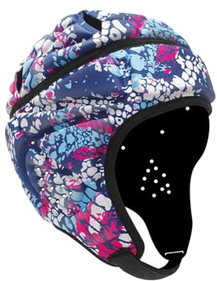 LOVIVER Kinder-Rugby-Helm, Fußball-Helmschutz, weiche Polsterung, Rugby-Kopfschützer, Rugby-Schutzkappe für Kinder, die trainieren, Stil A