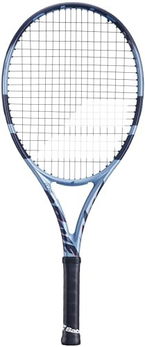 Babolat, Tennisschläger Modell Pure Drive Junior 26 Gen11, Farbe Blau, Graphitrahmen, Besaitungsplan 16x19 16x17, Entwickelt für Wettkampfspieler von 140 bis 150 cm, Leistungsstarker Schläger