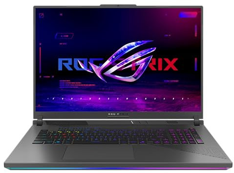 ASUS ROG Strix G18 G814FP Laptop | 18 2,5K 240Hz/3ms 16:10 IPS Display | AMD Ryzen 9 9955HX | 32GB RAM | 1TB SSD | NVIDIA RTX 5070 | Win11 Home | QWERTZ | Eclipse Gray | 3Monate GamePass