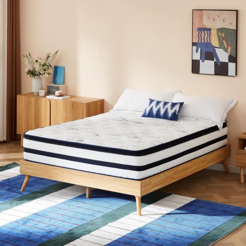 Grbsy Matelas 160x200 30 cm Epaisseur, Ressorts Ensachés et Mémoire, Latex | Mi-ferme, Soutien 7 Zones, Bords Renforcés, Isolation des Mouvements, Livré Roulé en Boîte, Idéal Couple et Grande Chambre
