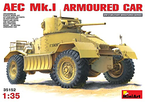 Miniart 1:35 Scale AEC Mk.1 Armoured Car Plastic Model Kit