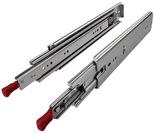 SOTECH 1 Paar Schwerlastauszüge KV1-250-H76-L1422-LC 1422 mm (56) mit Lock-in/out Einrastfunktion Schubladenauszug belastbar bis 250 Kg