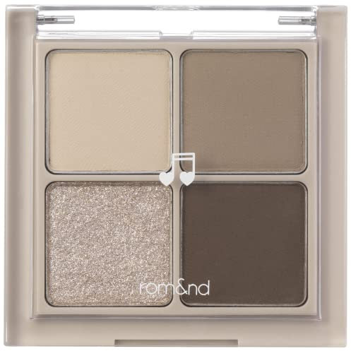 rom&nd romand Besser als Augen6 Farben | Basics Lidschatten-Palette, samtige Textur, langanhaltendes Make-up, Galaxy Pearl Glitter, MLBB, MEBB| 6g/0,21oz Nr. M02 TROCKENE BUCHWEIZENBLUME