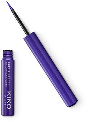 KIKO Milano Super Colour Waterproof Eyeliner 05 | Wasserfester, Besonders Deckender, Farbiger Flüssig-Eyeliner
