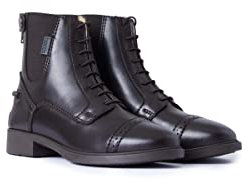 HORZE Damen Reitstiefelette Kilkenny, Jodhpur Stiefel mit Reißverschluss, Braun, 41