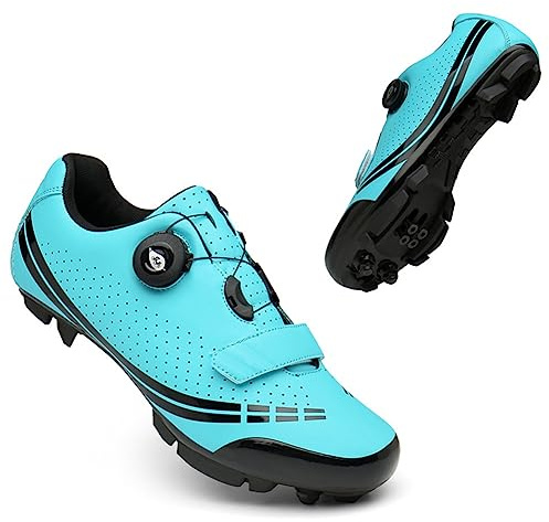 Hixingo Scarpe da Ciclismo Uomo Strada,Scarpe da Mountain Bike per Bici da Strada,Scarpe MTB Donna Road SPD Scarpe da Ciclismo da Bici Spin Compatibile Scarpe