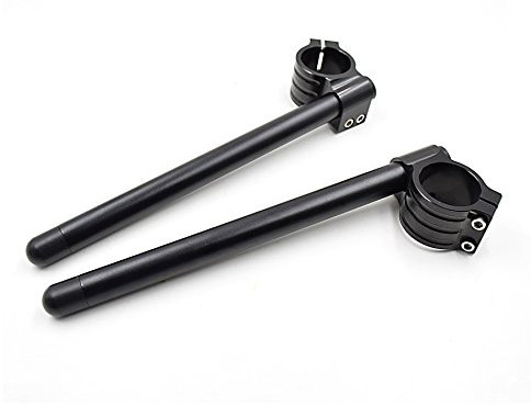 Fullibars Ø 42mm stummellenker für para K1 K100RS K1100 cafe racer custom stummel lenker mit neigung 7 °mit Lenkrohre 22mm aus Aluminium