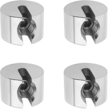SG Store 4 Piezas M4x2mm Clip Fijación Cuerda Alambre Abrazadera Tope Acero Inoxidable Abrazadera Cuerda de Alambre Abrazaderas Cable Cuerda Alambre Antideslizante Tope Abrazadera para Tensar Cuerda
