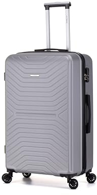 FLYMAX XL 29 Extra Large Suitcase 4 Wheel Lightweight Luggage Hard Shell Check in Hold Travel ABS 125 Litre Capacity Travel Case with 3 Digit Combination Lock + Telescopic Handle