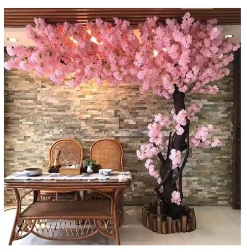 Grandes Plantas De Cerezo En Flor Árboles Artificiales De Cerezo En Flor, Árbol Artificial De Los Deseos para Decoración DIY Interior/Exterior, Bodas Interiores Y Exteriores(1x0.6m/3.2x1.9ft)