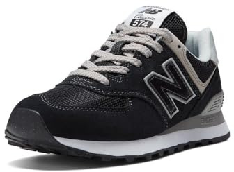 New Balance Women's 574 Sneaker, Black 01, 4.5 UK