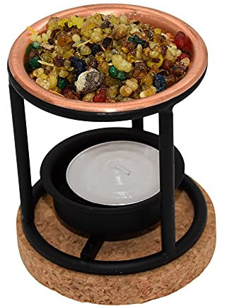 Scentolino Weihrauchbrenner mit Abnehmbarer Kupferpfanne