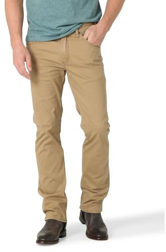 Wrangler Authentics Slim Fit Straight Leg Jean Jeans, Beige, 32W / 34L Hombres