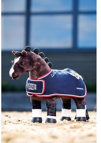 LeMieux Toy Pony Winners - Alfombra de forro polar azul marino, adornos decorativos de cadera, ponis de juguete perfectos, adecuada para mayores de 3 años