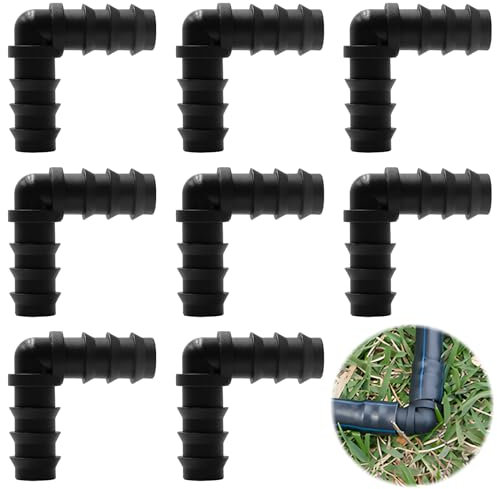 Conectores de Manguera para Sistema de riego de 16mm, Pack de 8, Duraderos y Resistentes, Ideal para Jardinería y Aplicaciones Domésticas