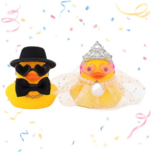 GGUFAY Canards de Mariage, Cadeau de Mariés, pour Cadeau de Mariage, Décoration de Fête, Décoration de Mariage, Cadeau de Mariée et de Marié