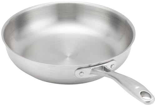 Stellar Profile Matte Uncoated Frying Pan -24 cm, Durable Frying Pan for Everyday Cooking, Induction Ready, Oven & Dishwasher Safe