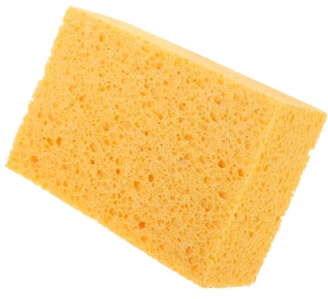 HONITANO Cellulose Cleaning Sponge Block for Daily Use Wok and Kitchen Dishes Oil-Repellent Quick-Dry Multipurpose Sponge for Pots Pans Bathroom Non-Scratch Scrubbing