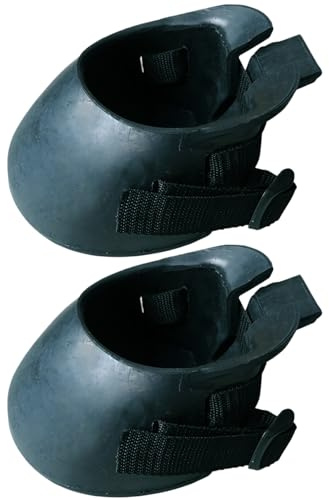 1 Pair Hoof Boots For Horses Rubber Protective Sturdy Portable Thick L