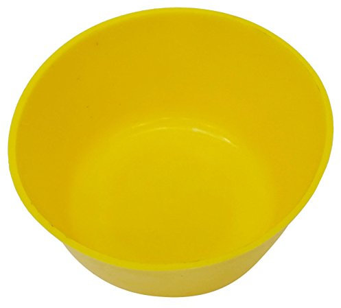 RUBBER MIXING BOWL (YELLOW) : Lost Wax Casting Investment Powder Jeweller Dentist Cast Tool (80)
