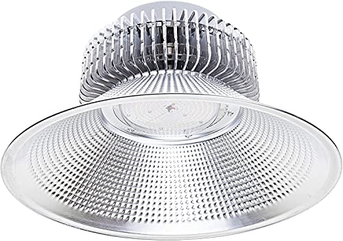 Jandei - Lámpara Industrial LED 200W, 20.000 LM, Taller, Naves Industriales, Gimnasios Altos, Almacén. Campana Foco Led Industrial, Luz Blanco Frío 6000K