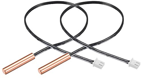 sourcing map 2Stk. 5K NTC Thermistor Sonde 15,7 Zoll Kupferempfindlicher Temperatursensor