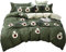 Loussiesd Cute Avocado Muster Bettwäsche Set 200x200cm + 80x80cm Weich 3 teiligs Atmungsaktiv Microfaser Betten Set mit 2 Kissenbezug Bettbezug mit Reißverschluss, Grün