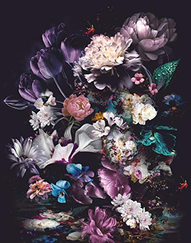 Tapete 3D Wohnzimmer XXL Fototapete Vlies Blumen Wald Pflanzen für Schlafzimmer Wohnzimmer Küche Made in Germany Neu 2,70m x 2,12m - 47225