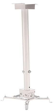 Soportes de proyector Proyector de montaje en el proyector del proyector del soporte del soporte del soporte del soporte de montaje del techo con la altura extensible de 19.7 a 32.7 pulgadas Accesorio