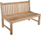 Strandkorb-King ...königlich liegen Gartenbank Solo 3 Sitzer, 150cm Breite, ohne Armlehnen, Teak B-Grade unbehandelt, wetterfest, robust