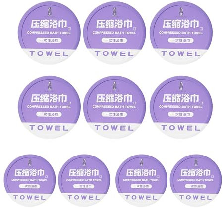 Generisch Fahrtücher komprimiert, Kompresse Handtücher für die Reise,Outdoor -Handtuch | 28x56 Zoll Baumwollkomprimierte Badreisen wiederverwendbares Waschlappen für Hotel Camping Beach Schwimmurlaub