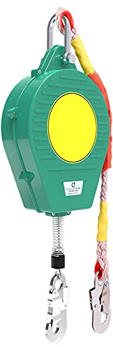 Imbracatura di sicurezza telescopica anticaduta con cordino autoritrattante per lavorare in altezza per tetti di posizionamento cavi di ritenuta per una protezione ottimale