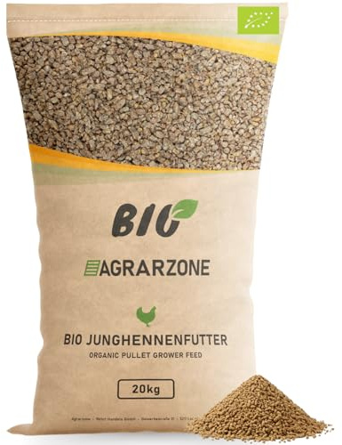 Agrarzone Nourriture pour Poules pondeuses Bio Aliment de Maturation 20 kg - Aliment Complet équilibré pour Poules pondeuses Robustes