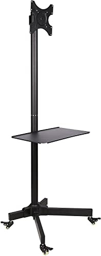 TECHLY TV Wagen Fuer Displays Bildschirme LCD LED 48-94cm Fuer Ihre Ausstattung bis 20KG VESA max 2