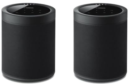 Yamaha WX-021 MusicCast 20 Wireless Speaker, Pair, Black
