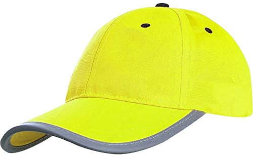 Sanfly Casquette de Baseball réfléchissante Haute Visibilité Chapeau de Sécurité Bump Cap Hard Hats Casquettes de Baseball pour Femmes et Hommes Protection de la Tête