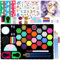Janolia Gesichtsfarbe Kinderschminken Set, Bodypainting Farben für Theaterschminke, 23 Farben Kinderschminke Wasserbasis Faschingsschminke Face Paint, Ideal Kinderschminke Set für Halloween Karneval