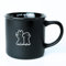 Erkundpresso. Tasse 320ML Kaffeebecher mit Spruch Motiv Drink More Water, Cappuccinotassen Teetasse Mokkatassen,Persönliche Geschenkideen Milch Teetasse für Freund(Schwarz)