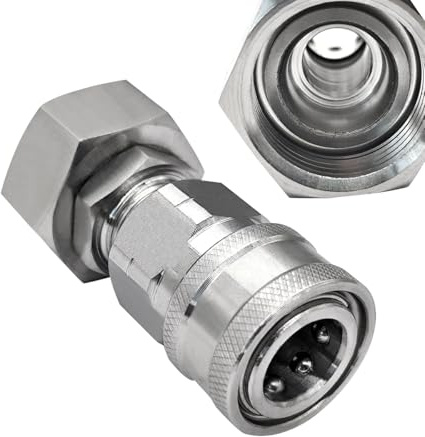 beduan 304SS 3/4 Garden Hose Female Threaded to 3/8 Pressure Washer Socket