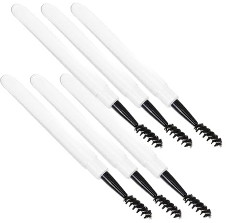 Cabilock 6pezzi Pennello per Mascara Applicatore per Ciglia Scovolino per Mascara Pennello per Ciglia da Donna per Sopracciglia Portatile Leggero