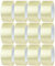 Crimson Starfish Paketklebeband Transparent 12 Rollen à 48mm x 66m | Durchsichtiges Klebeband für das Verpacken von Paketen, Kisten, Kartons, Versand