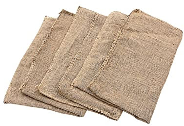 YiYYPT Sac en Toile de Jute 5 pièces 76x110cm/90-100kg 480g/m² Extra Fort Sac en Toile de Jute pour Le Sport Sac a patate Conservation Pliables et réutilisables Protection des Plantes