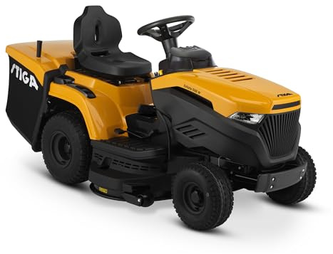 STIGA Estate 598 W Trattorino Tagliaerba a Benzina, 586 cc, 98 cm, 240 l – Trasmissione Idrostatica, Kit Mulching – Prati fino a 5.000 m²