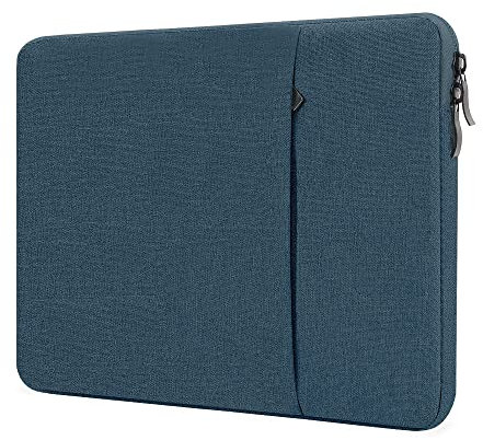 ProElife Housse de protection en toile pour ordinateur portable 13 – MacBook Air 13,6 2024-2022 avec puce Apple M3 M2 et MacBook Pro 13,3 2022 – Accessoire de voyage en toile simple, bleu marine