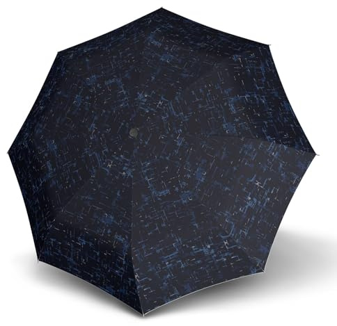 Knirps Re3 Duomatic - Taschenschirm Regenschirm structure blue