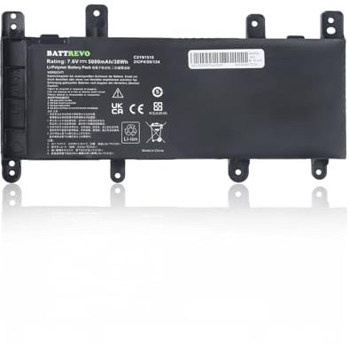 BATTREVO C21N1515 Batteria per Asus X756UW X756UQ X756UV X756U X756UJ X756UA X756UX X756UB X756UQ X756UXM R753U R753UA R753UB R753UJ Serie Notebook 0B200-01800100 X756UJ-T4053T X756UW-T4081T