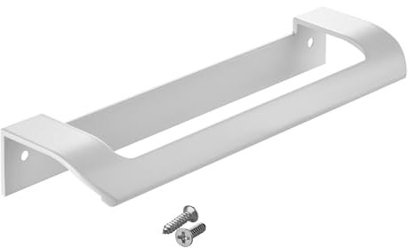 SOTECH Möbelgriff LYS BA 160 mm weiß matt für Schränke, Schubladen und Falttüren