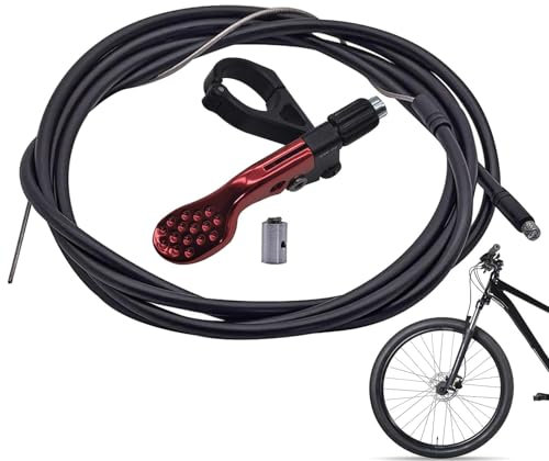 Dropper Lever | Sattelstützen-Fernbedienung | Mountainbike | Fahrradzubehör | Radfahren Dropper Remote Shifter Hebel | Lenkerhalterung Dropper Hebel für verstellbare Sitze Rohrhöhe für Fitness